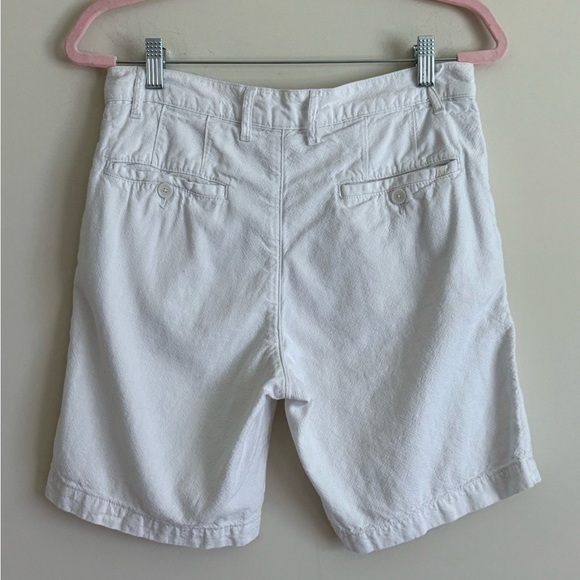 Zara Men’s Linen Blend Shorts – White – Size 30 - Picture 3 of 8